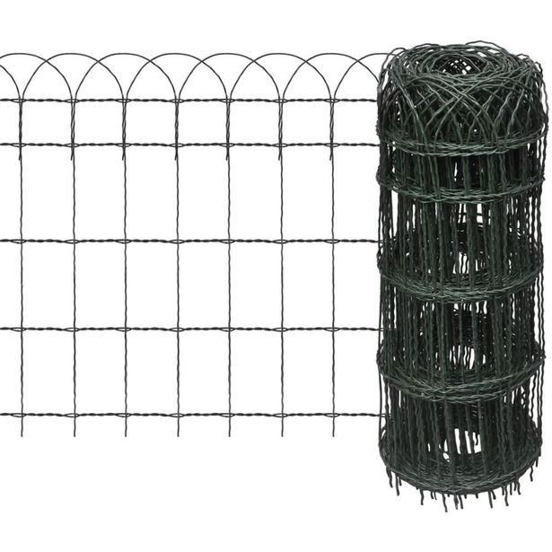 Puutarhan raja-aita, jauhemaalattu rauta, 25x0.65 m