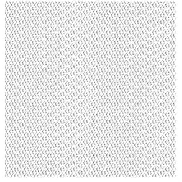 Puutarhan verkkoaita, ruostumaton teräs, 50x50cm, 20x10x2mm