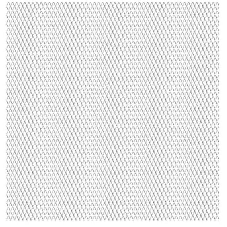 Puutarhan verkkoaita, ruostumaton teräs, 50x50cm, 20x10x2mm