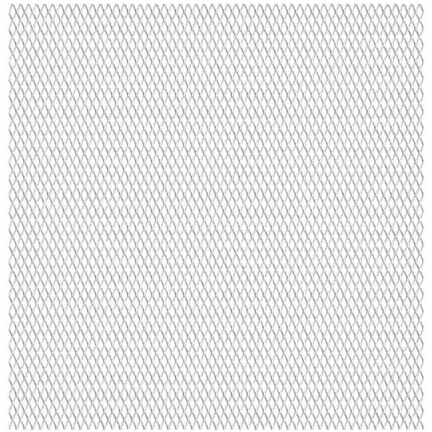 Puutarhan verkkoaita, ruostumaton teräs, 50x50cm, 30x17x2.5mm
