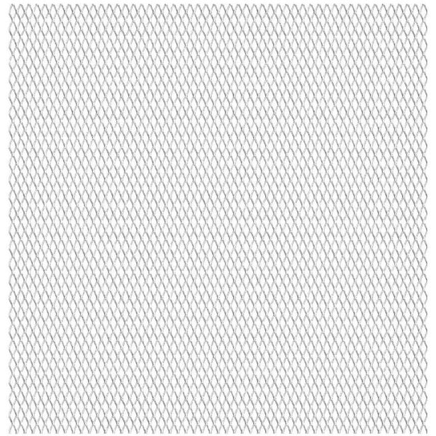 Puutarhan verkkoaita, ruostumaton teräs, 100x85cm, 45x20x4mm