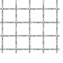 Puutarhan verkkoaita, ruostumaton teräs, 50x50cm, 21x21x2.5mm