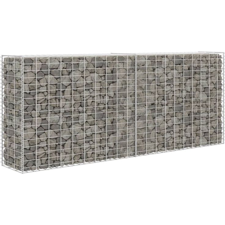 Gabion/kivikori, galvanoitu teräs, 85x30x200cm