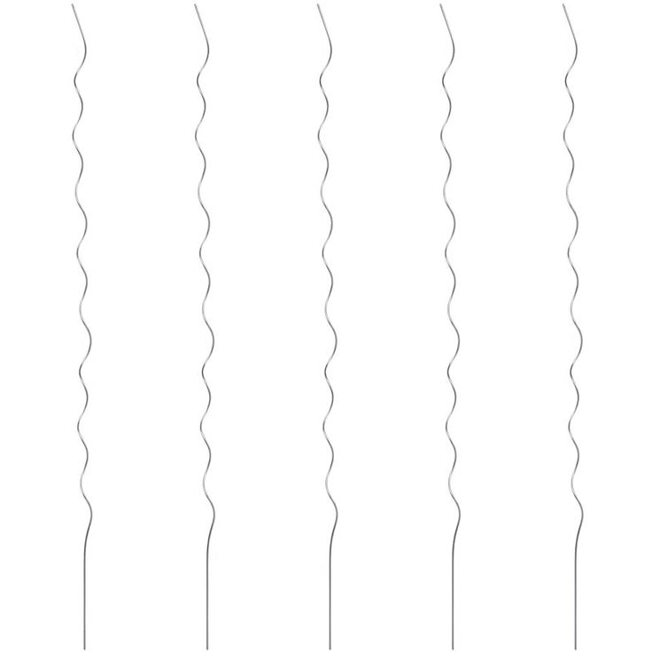 Kasvituet 5 kpl, spiraali, 110 cm, galvanoitu teräs