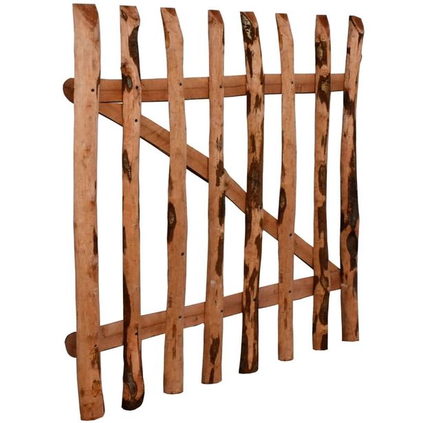 Aitaportti, kyllästetty pähkinäpuu, 100x90cm