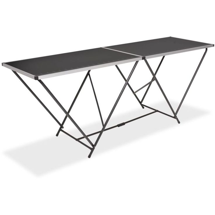 Taittuva tapetointipöytä mdf ja alumiini 200x60x78 cm_1