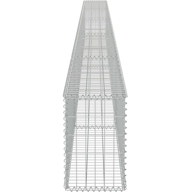 Gabion-kivikori kansilla, galvanoitu teräs, 600x30x50cm