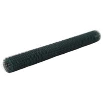 Kanaverkko 19x19mm, galvanoitu teräs, 25x1.5m, vihreä