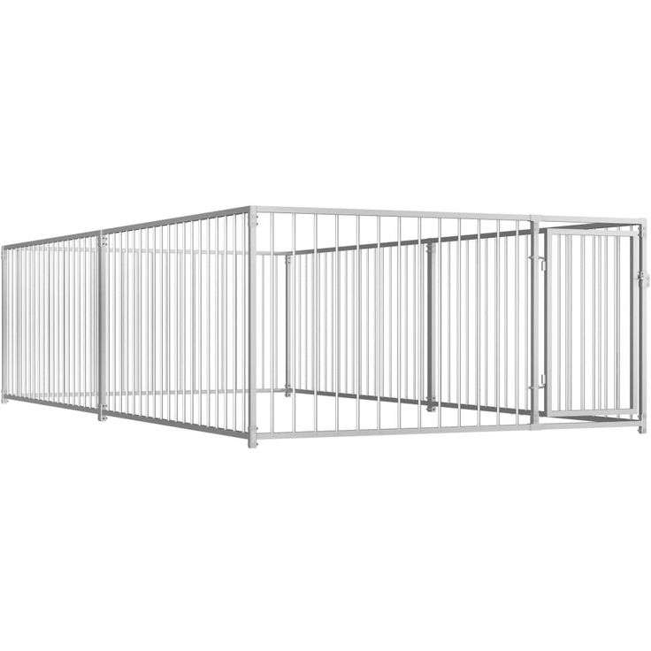 Koiran ulkohäkki, 200x400x100cm