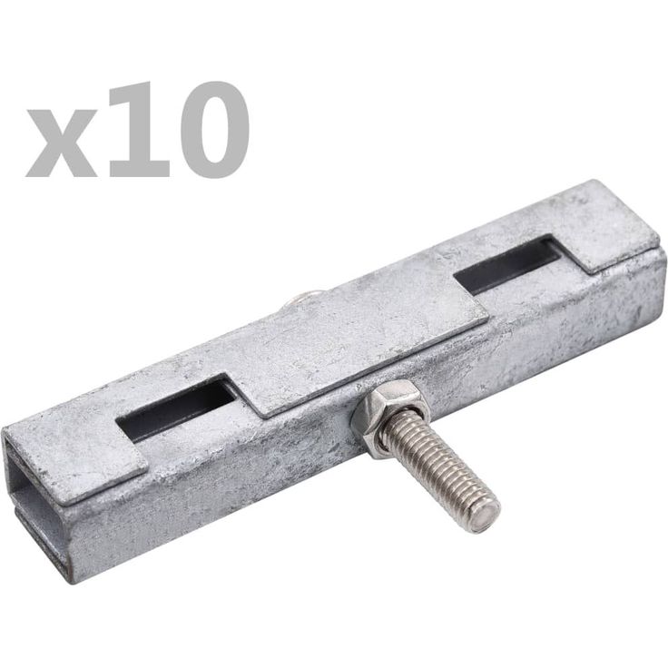 Puutarhan U-mattoliitin, 10kpl, hopea