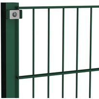 Aitapaneeli tolpilla, rauta, 1.6x1.7m, vihreä