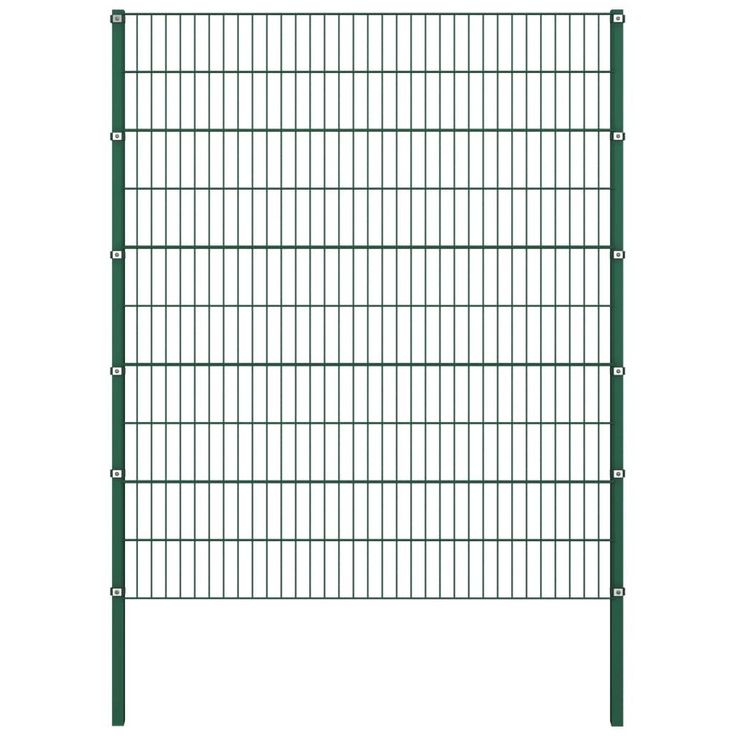 Aitapaneeli tolpilla, rauta, 2x1.7m, vihreä