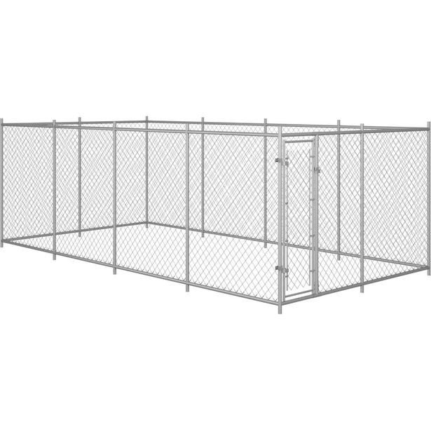 Koiran ulkohäkki, 8x4x2m