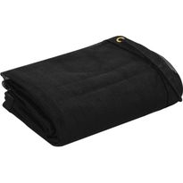 Peräkärryn verkko HDPE, 2x3,5 m, musta