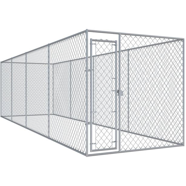 Koiran ulkohäkki, 7,6x1,9x2 m