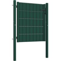 Pihaportti, teräs, 101x100cm, vihreä