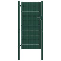 Pihaportti, teräs, 100x204cm, vihreä