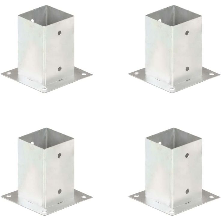 Aitatolpan jalat, 4kpl, galvanoitu, 91mm