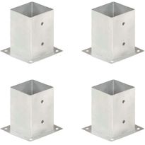 Aitatolpan jalat, 4kpl, galvanoitu, 101mm