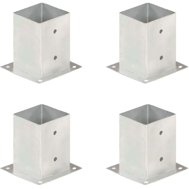 Aitatolpan jalat, 4kpl, galvanoitu, 101mm