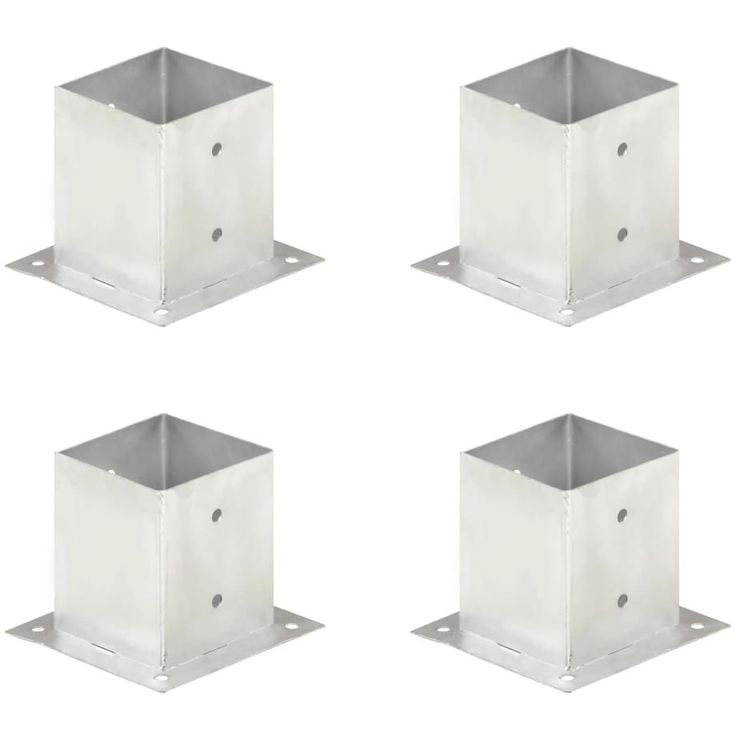 Aitatolpan jalat, 4kpl, galvanoitu, 121mm