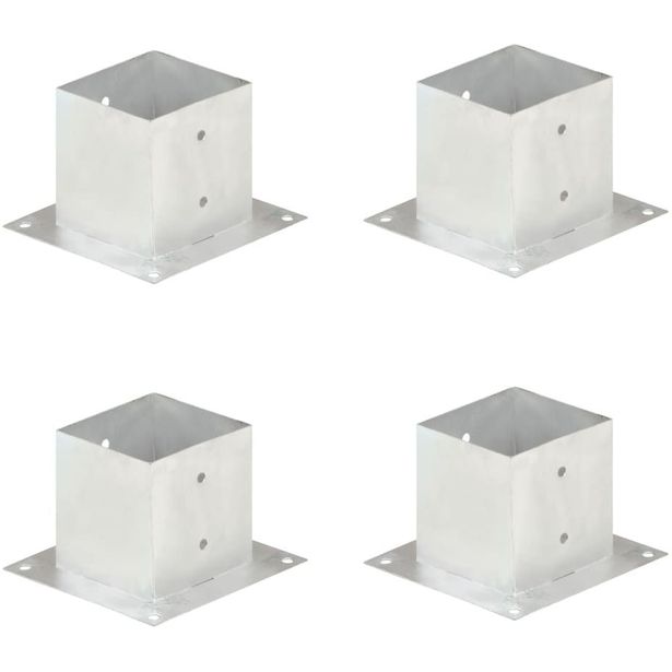 Aitatolpan jalat, 4kpl, galvanoitu, 141mm