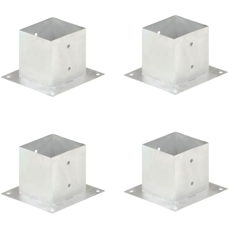 Aitatolpan jalat, 4kpl, galvanoitu, 141mm