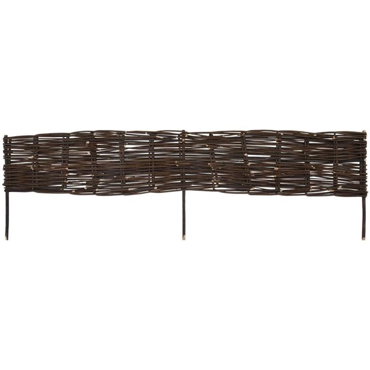 Puutarhan paju raja-aidat, 10kpl, 120x35cm