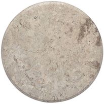 Pöytälevy, harmaa, ø50x2,5 cm, marmori