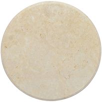 Pöytälevy, kerma, ø60x2,5 cm, marmori