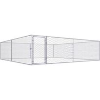 Koiratarha, galvanoitu teräs, 4x4x1m