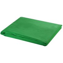 Taustakangas puuvilla, chromakey, 500x300 cm, vihreä