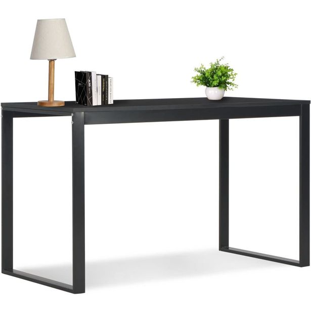 Tietokonepöytä, 120x60x70 cm, musta