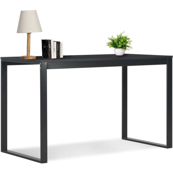 Tietokonepöytä, 120x60x70 cm, musta