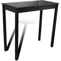 Baaripöytä mdf 115x55x107 cm musta