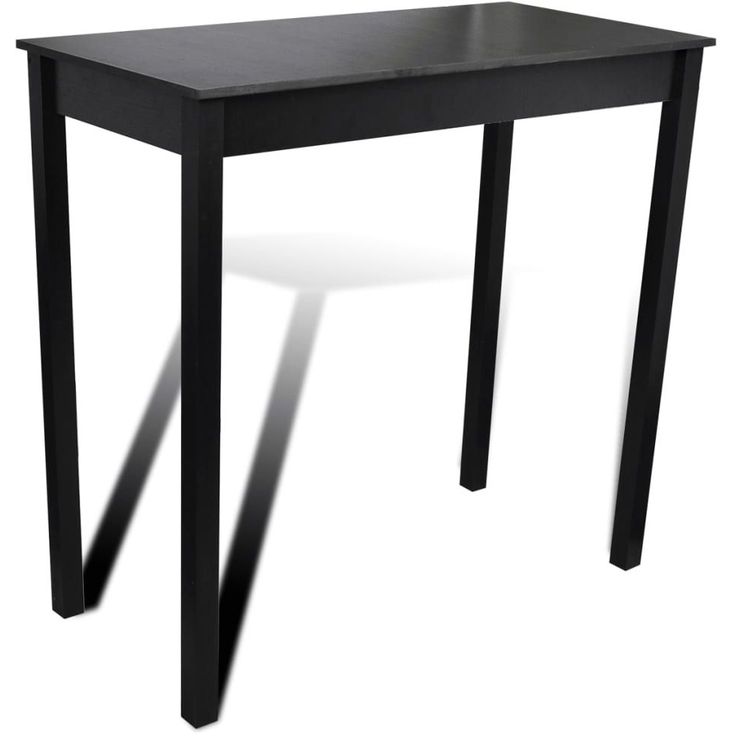 Baaripöytä mdf 115x55x107 cm musta_1