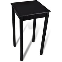 Baaripöytä mdf musta 55x55x107 cm