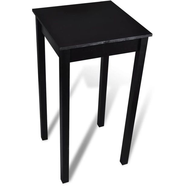 Baaripöytä mdf musta 55x55x107 cm_1