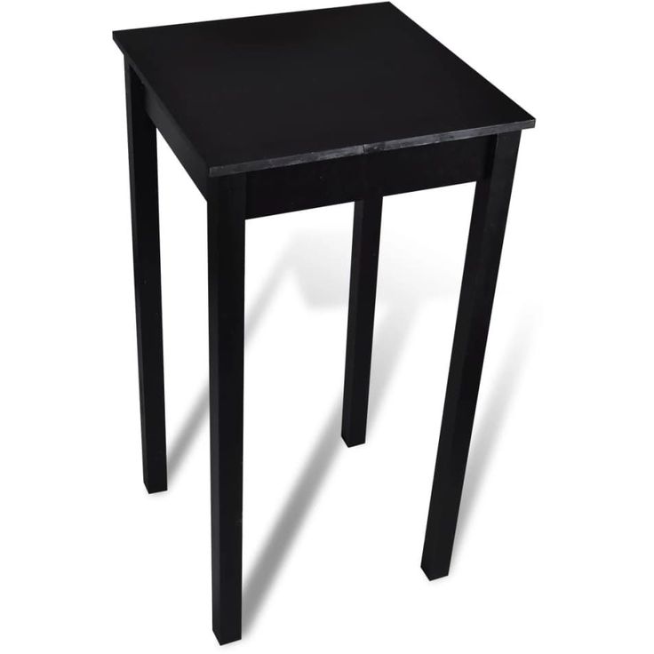 Baaripöytä mdf musta 55x55x107 cm_1