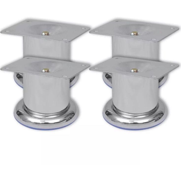 4 pyöreää sohvanjalkaa 60mm kromi_1