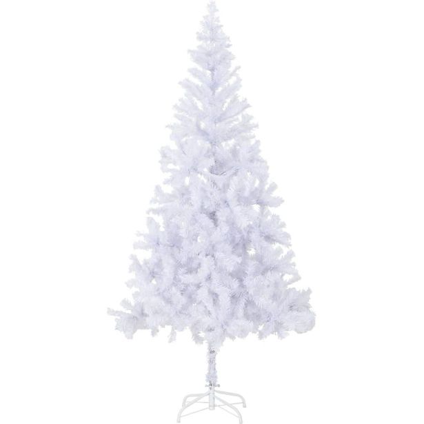Tekojoulukuusi teräsjalustalla, 210cm, 910 oksaa