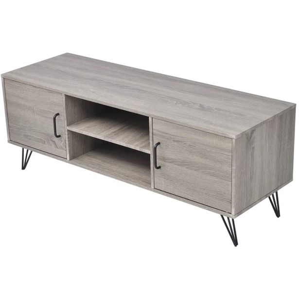 Tv-taso 120x40x45 cm harmaa_1