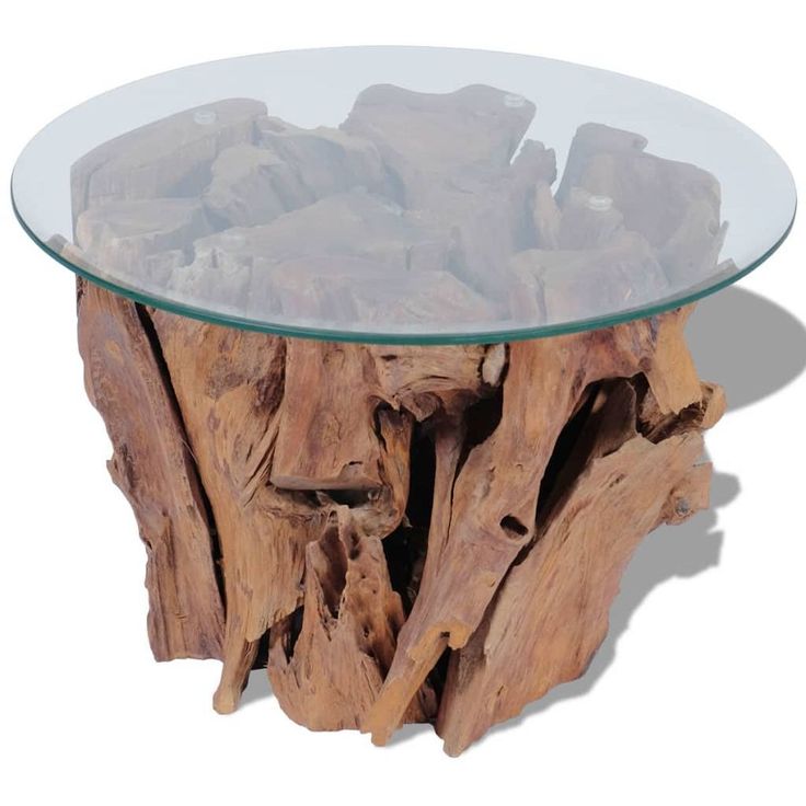Sohvapöytä täysi tiikki ajopuu 60 cm_1