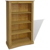 Kirjahylly 4 tasoa meksikon mänty corona-sarja 81x29x150cm