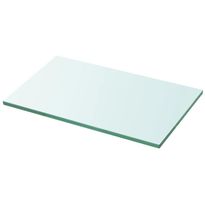 Hyllypaneeli kirkas lasi 30x15 cm