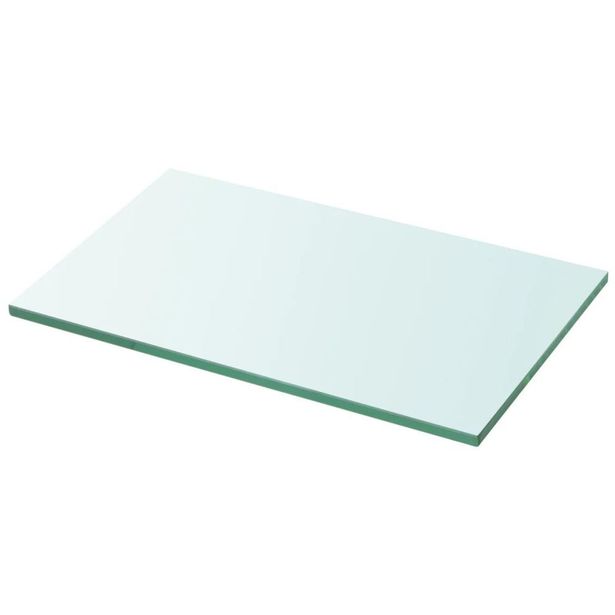 Hyllypaneeli kirkas lasi 30x15 cm_1