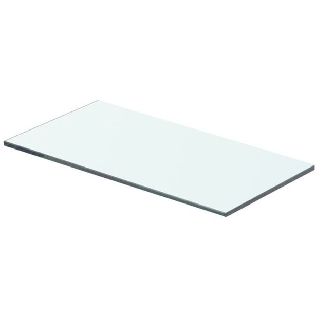 Hyllypaneeli kirkas lasi 40x15 cm_1