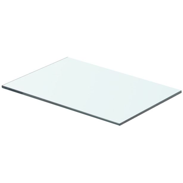 Hyllypaneeli kirkas lasi 40x20 cm_1
