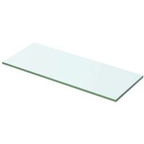 Hyllypaneeli kirkas lasi 50x15 cm