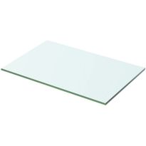 Hyllypaneeli kirkas lasi 50x25 cm